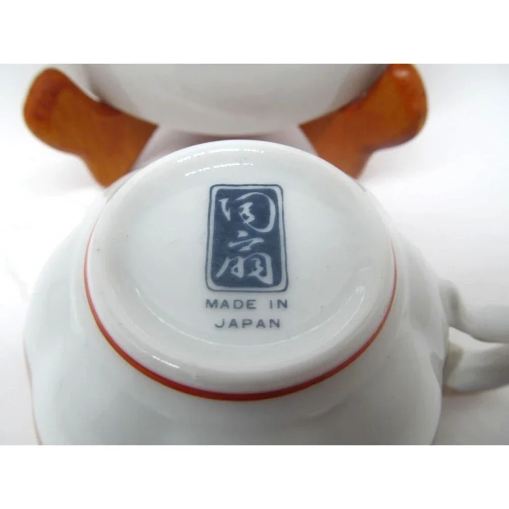 Arita Imari Peacock Cup And Saucer In Very Good Condition